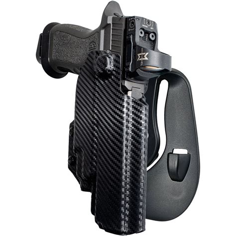 This P320 model comes optics ready. . P320 holster with light and optic
